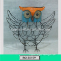Owl Shape Decorative Metal WIne Rack Home Storage